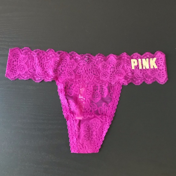 Victorias Secret THONG Panty NEW size XS Color pink